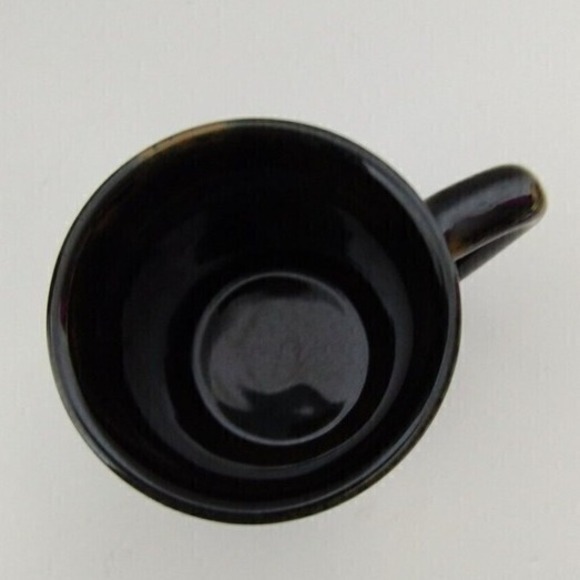 Ceramic Coffee Mug Brown Glazed with Seagull Design Coastal Decor - Picture 5 of 9